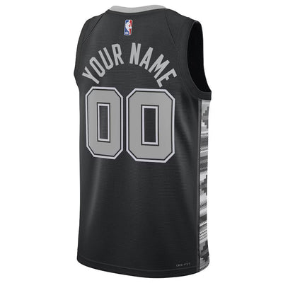 Boys San Antonio Spurs Blank Statement Swingman Replica Jersey