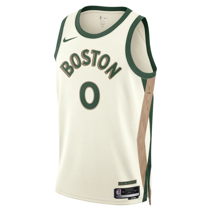 Mens Boston Celtics Jayson Tatum Swingman City Edition Replica Jersey