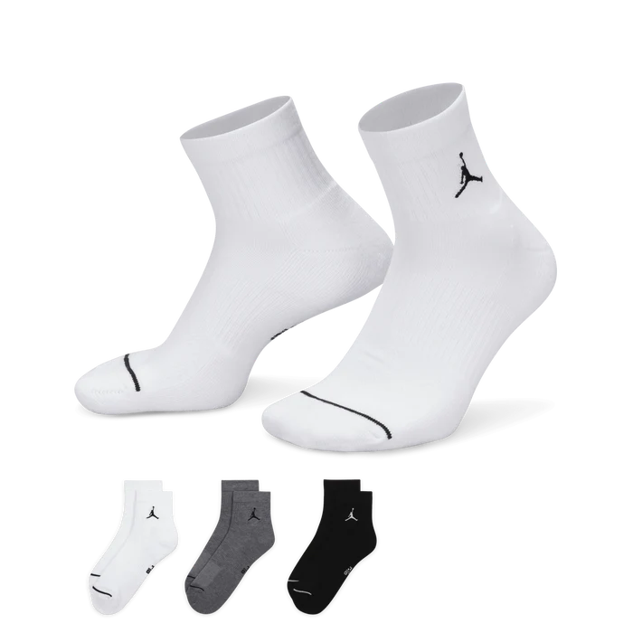 3 Pack Jordan Everyday Cushioned Ankle Socks