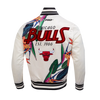 Mens Chicago Bulls Paradise Rib Satin Jacket