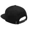 Mens Miami Heat Classic Triple Black Snapback Cap