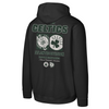 Mens Boston Celtics Brushed Back Fleece Hoodie