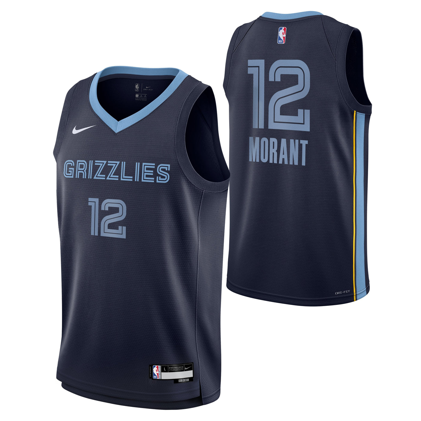 Boys Memphis Grizzlies Ja Morant Icon Swingman Replica Jersey