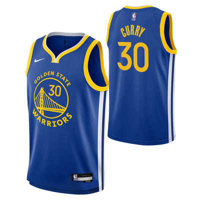 Junior Golden State W Steph Curry Icon Swingman Replica Jersey