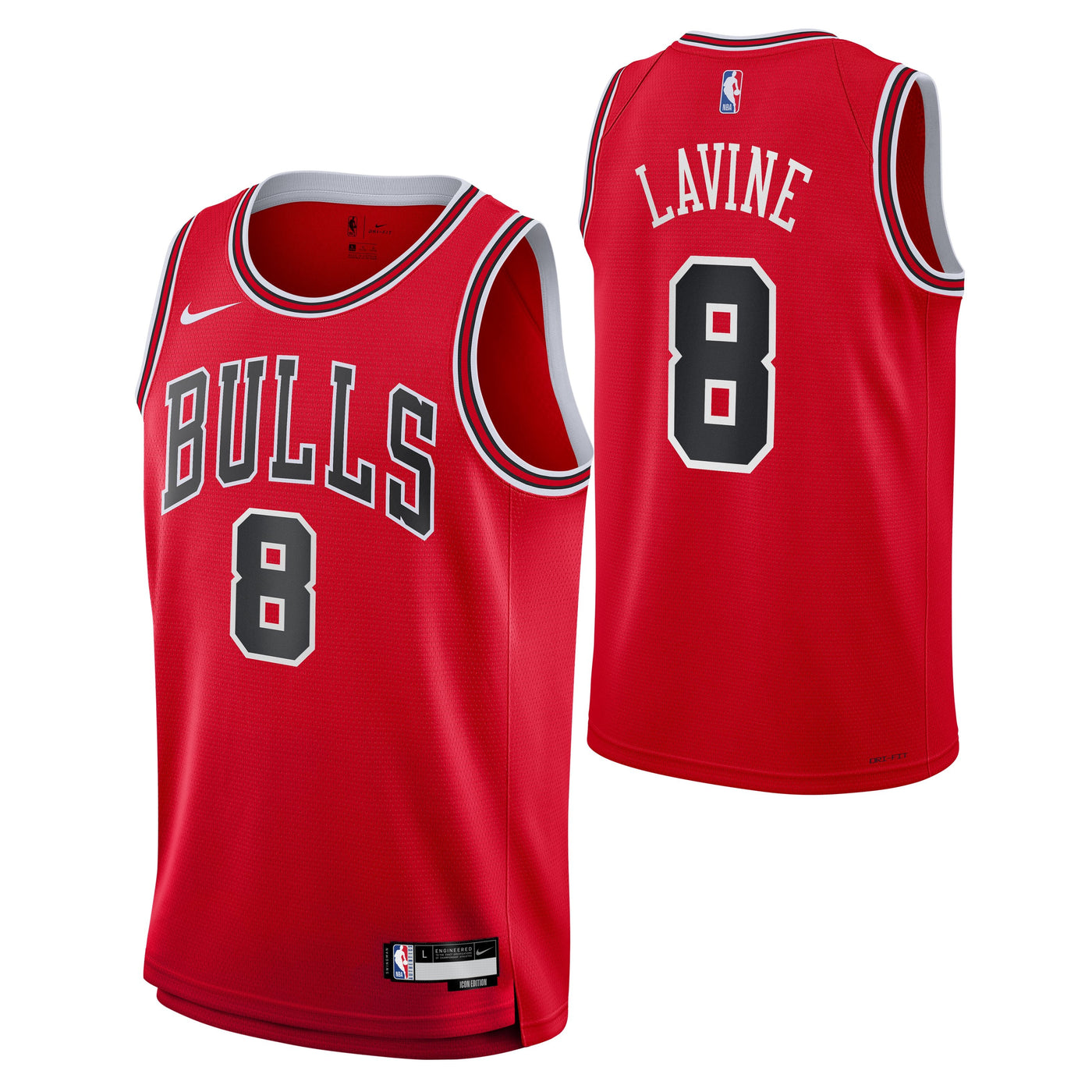 Junior Chicago Bulls Zach Lavine Icon Swingman Replica Jersey