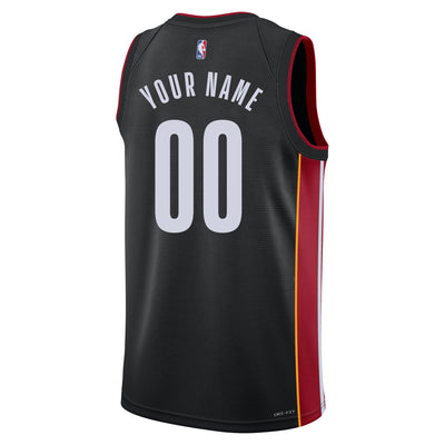 Junior Miami Heat Blank Icon Swingman Replica Cutom Jersey