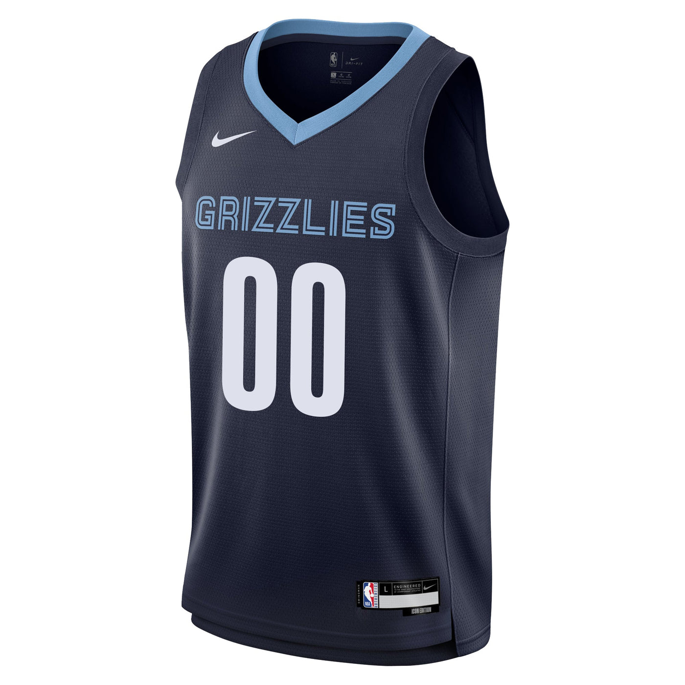 Junior Memphis Grizzlies Blank Icon Swingman Replica Custom Jersey