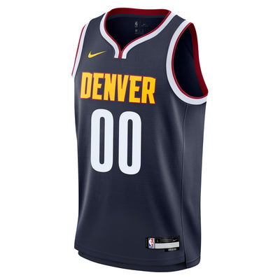 Junior Denver Nuggets Blank Icon Swingman Replica Custome Jersey