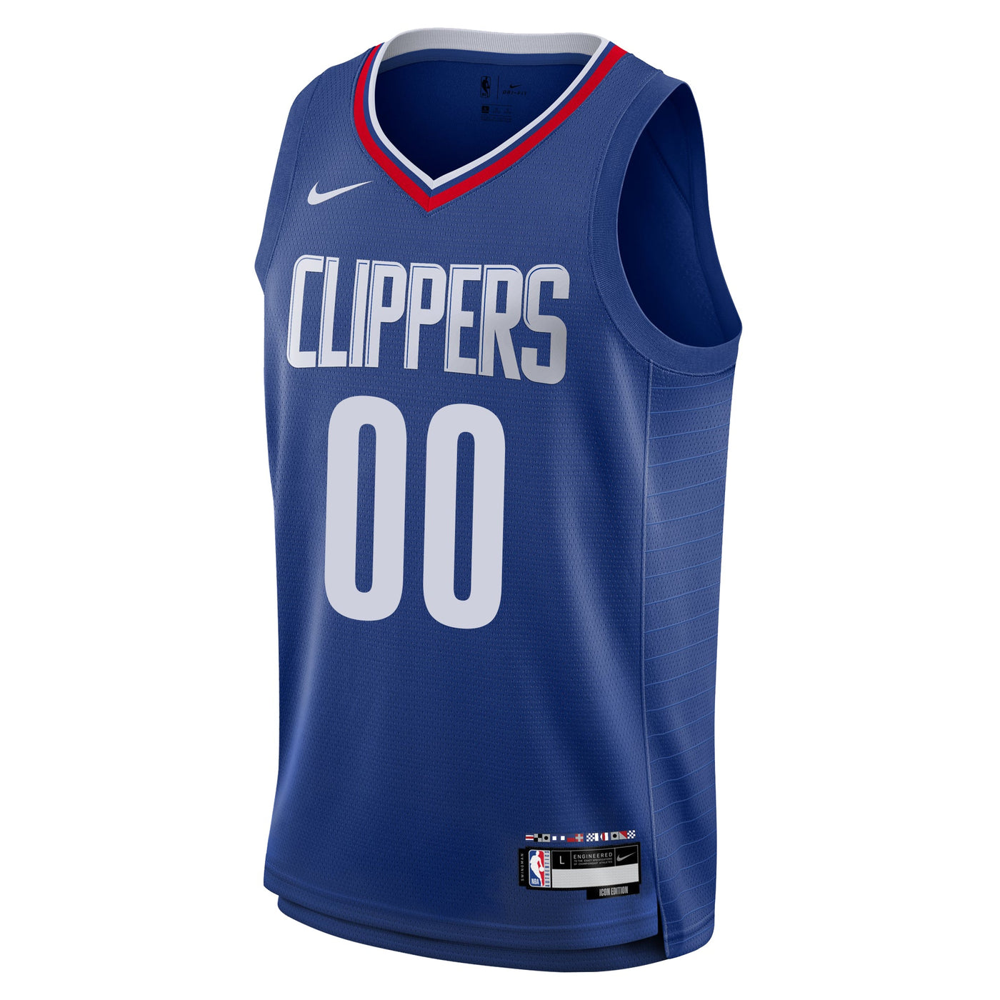 Junior Los Angeles Clippers Blank Icon Swingman Replica Custom Jersey