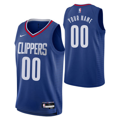 Junior Los Angeles Clippers Blank Icon Swingman Replica Custom Jersey