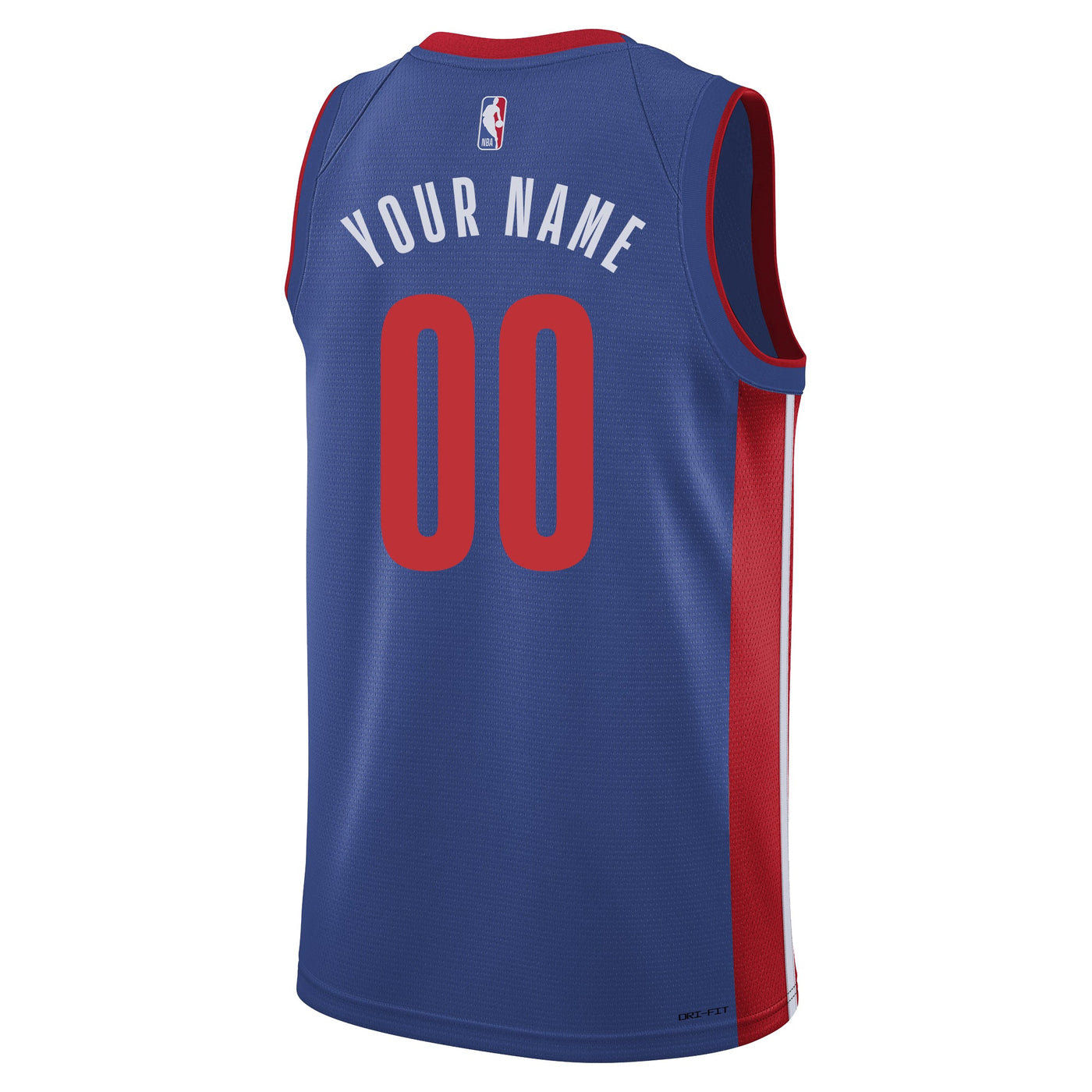 Junior Detroit Pistons Blank Icon Swingman Replica Custom Jersey