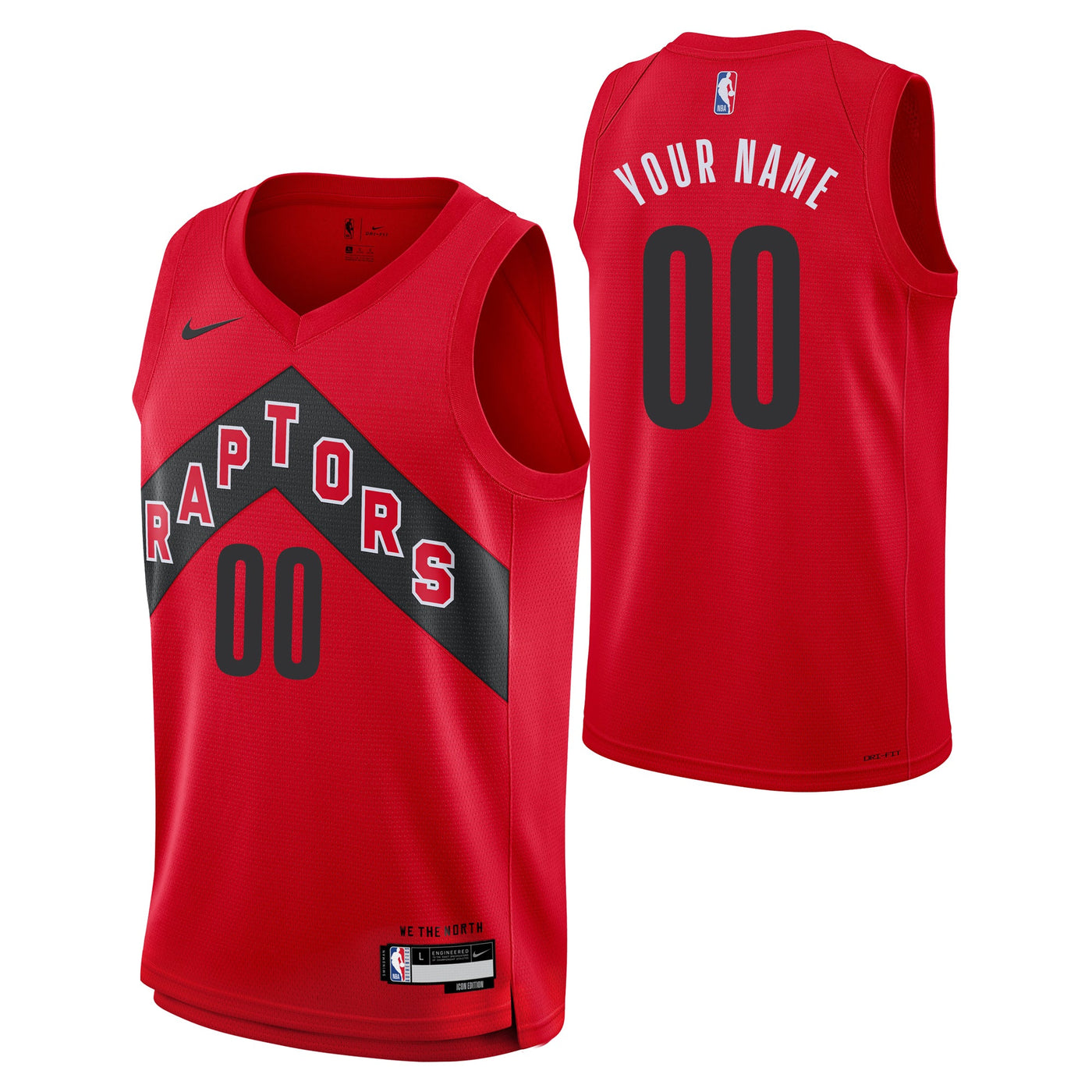 Junior Toronto Raptors Blank Icon Swingman Replica Custom Jersey