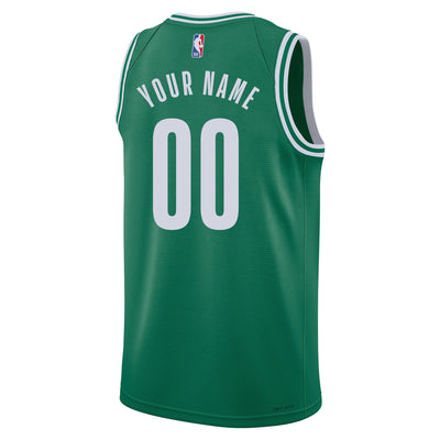 Junior Boston Celtics Blank Icon Swingman Replica Custom Jersey