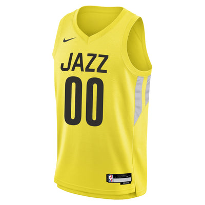 Junior Utah Jazz Blank Icon Swingman Replica Custom Jersey