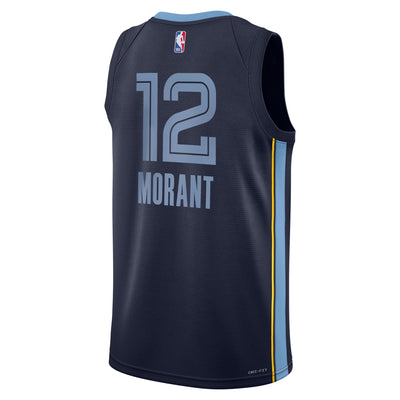 Junior Memphis Grizzlies Ja Morant Icon Swingman Jersey