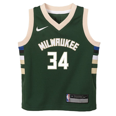 Toddler Milwaukee Bucks Giannis Icon Replica Jersey Set