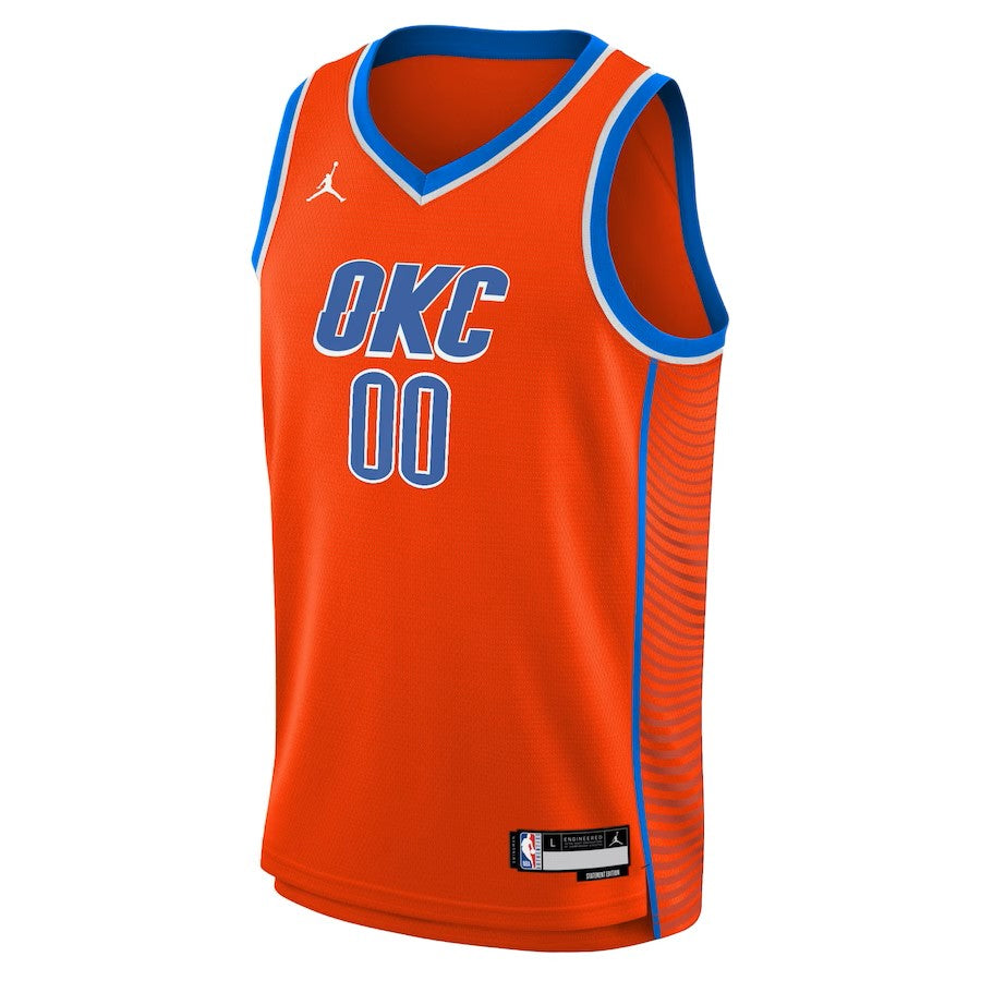 Boys Oklahoma City Thunder Blank Statement Swingman Replica Jersey