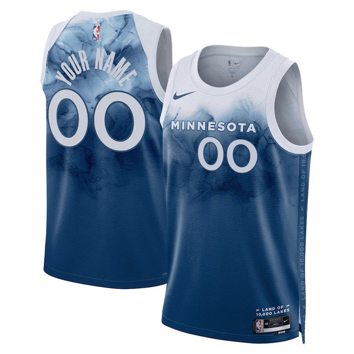 Boys Minnesota Timberwolves City Edition Swingman Replica Custom Jerse NBA Store Middle East Qatar