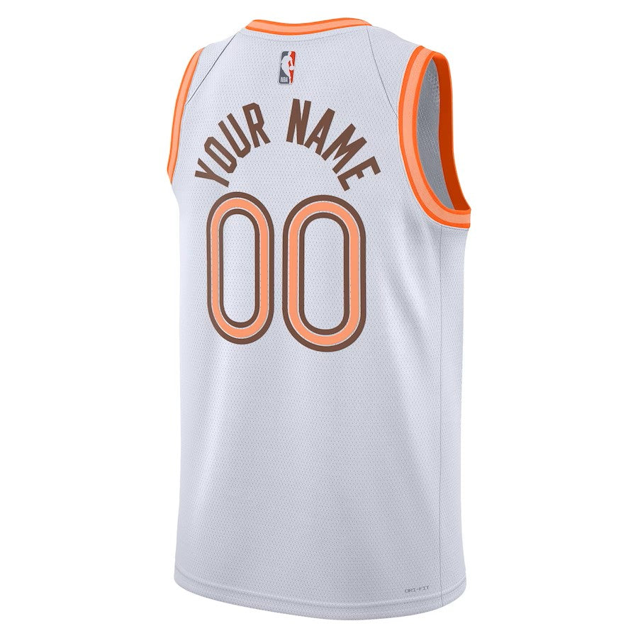 Boys San Antonio Spurs City Edition Swingman Replica Custom Jersey