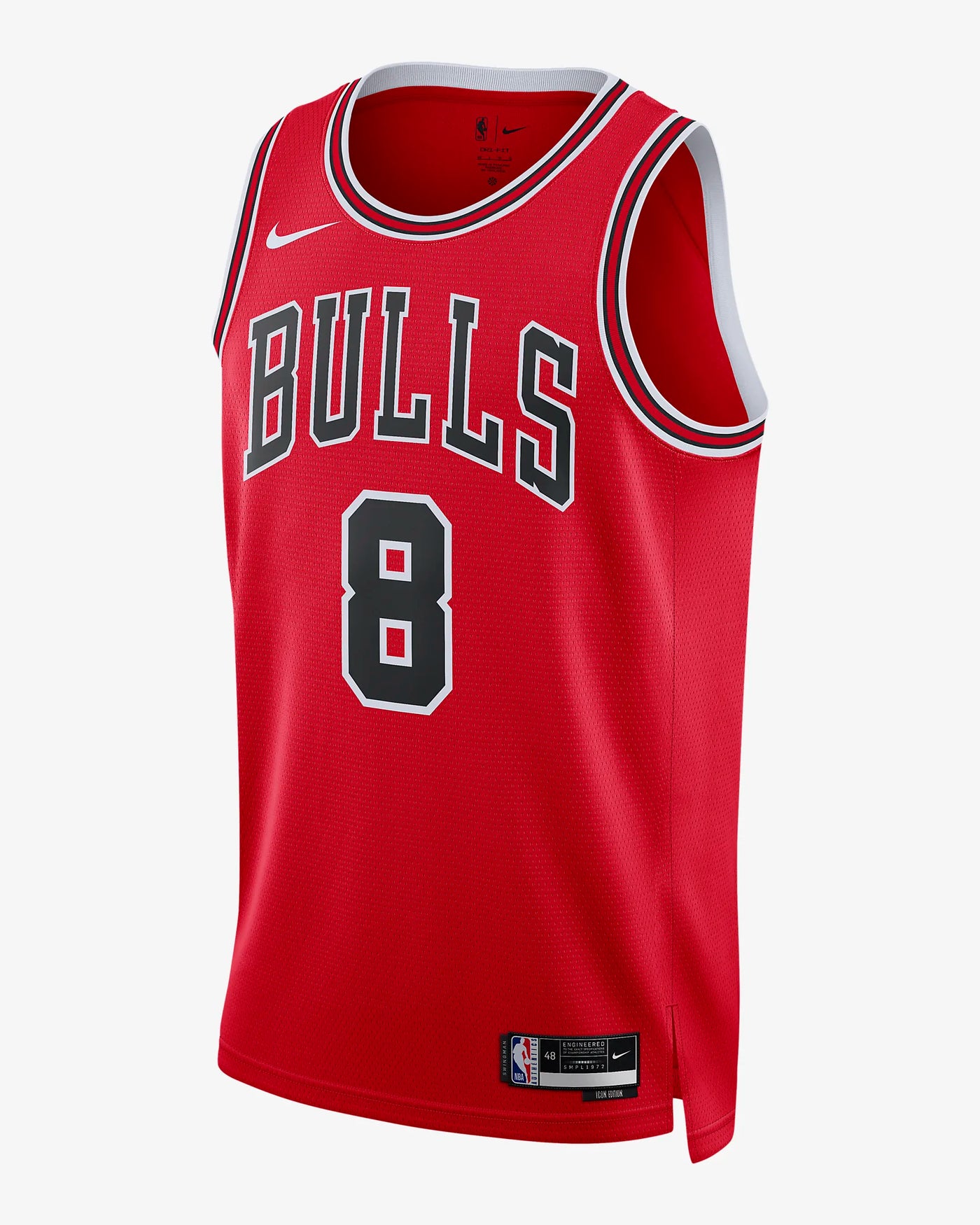 Mens Chicago Bulls Zach Lavine Icon Swingman Replica Jersey