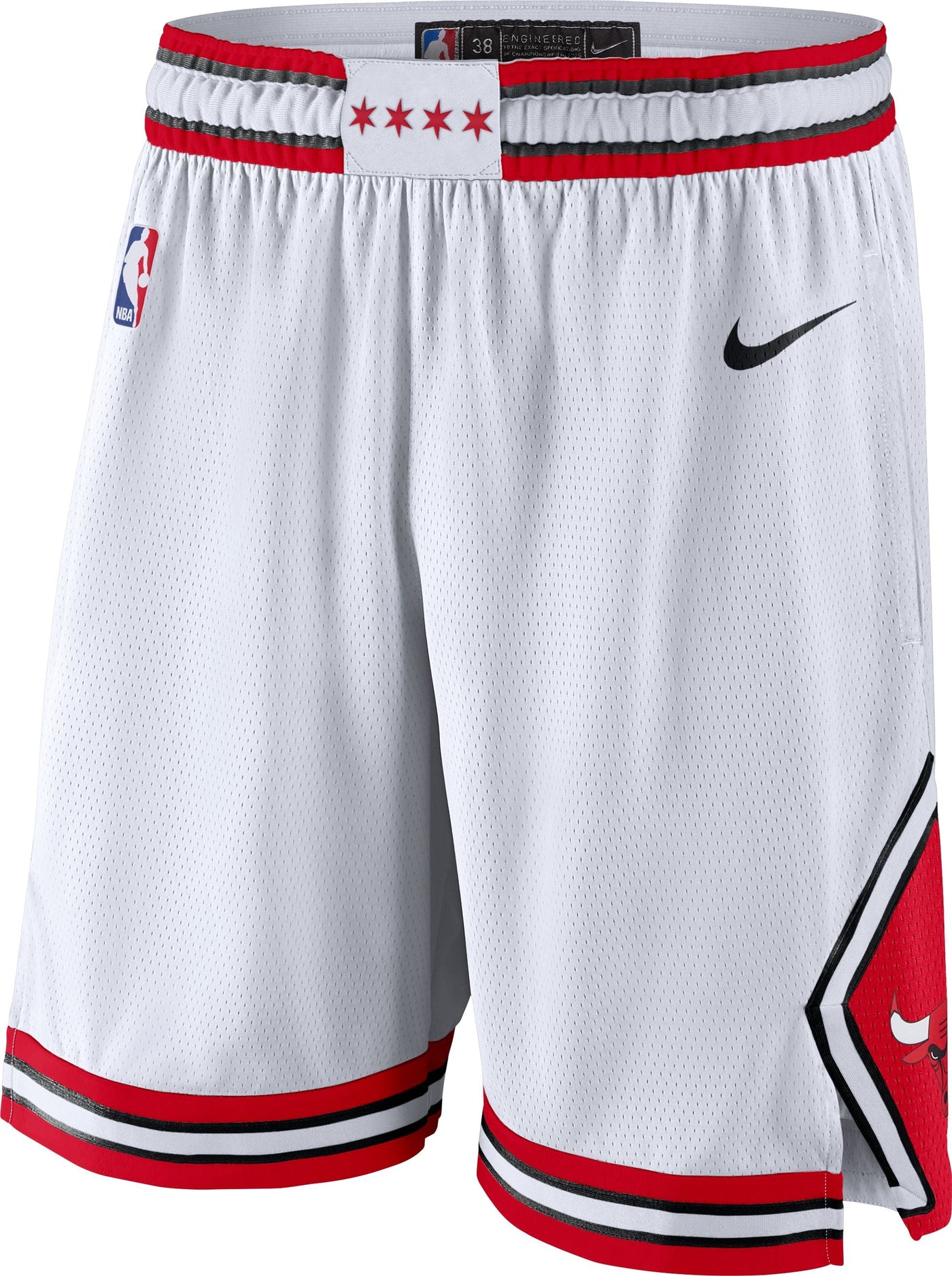 Mens Chicago Bulls Dri-Fit Swingman Replica Shorts