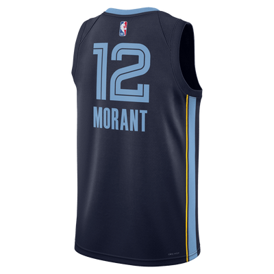 Mens Memphis Grizzlies JA Morant Icon SWNGMN Replica Jersey