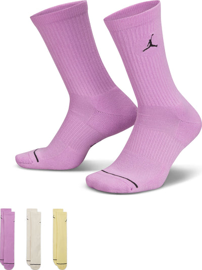 Mens Everyday Cushioned Crew Socks - 3 Pack