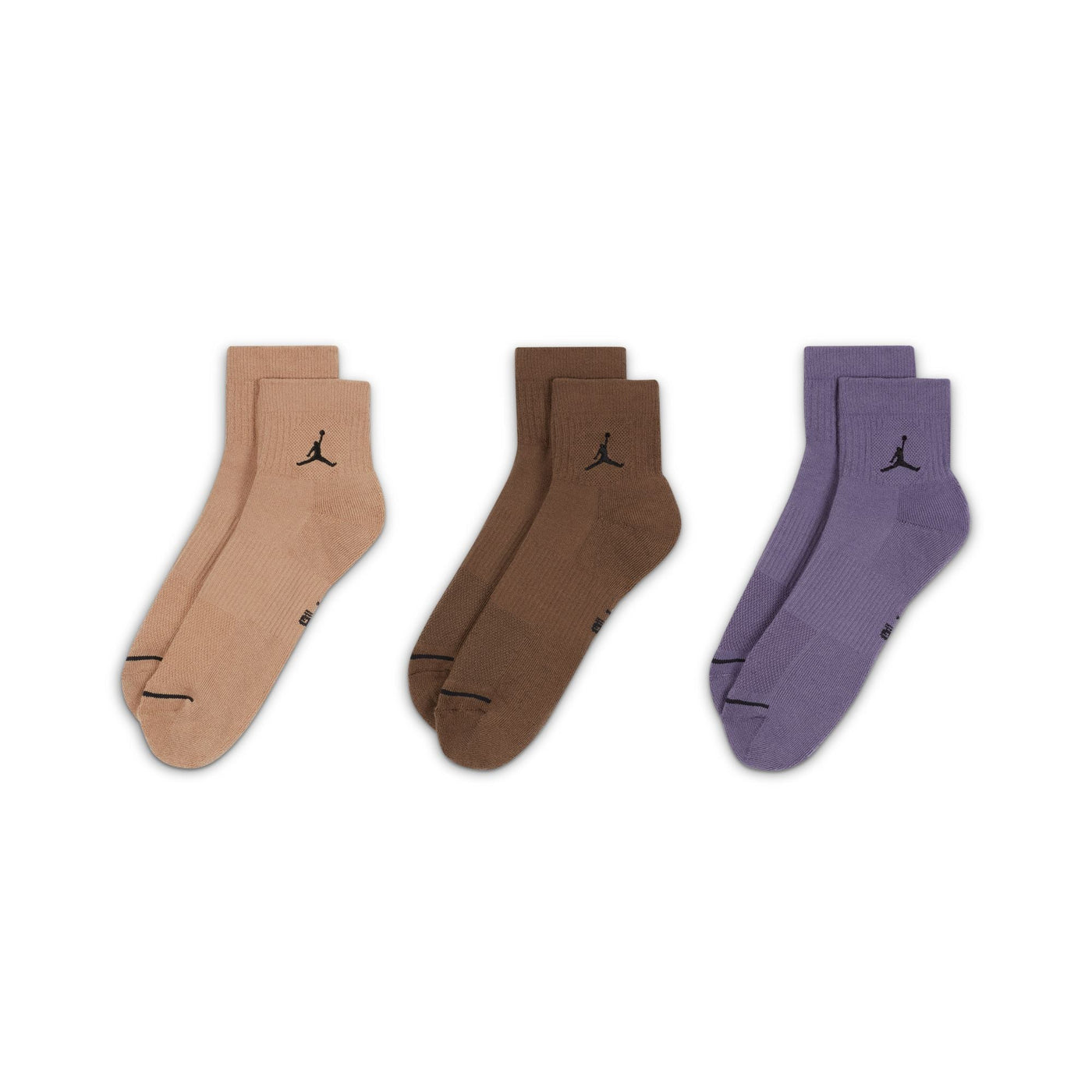 3 Pack Everyday Cush Poly Ankle Socks