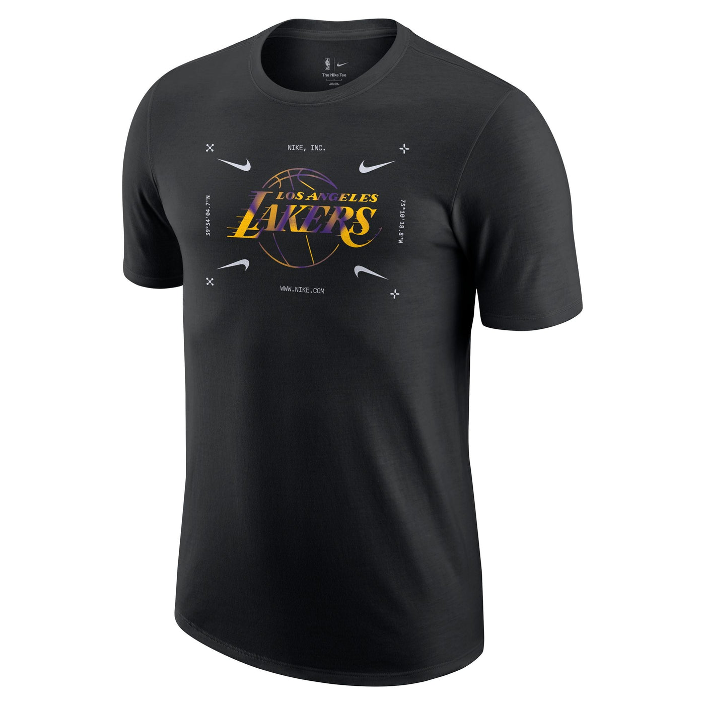 Mens Los Angeles Lakers Logo 2 T-Shirt
