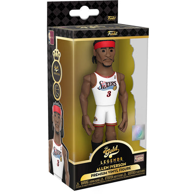 Gold 5" NBA: Philadelphia 76ers - Allen Iverson Figurine