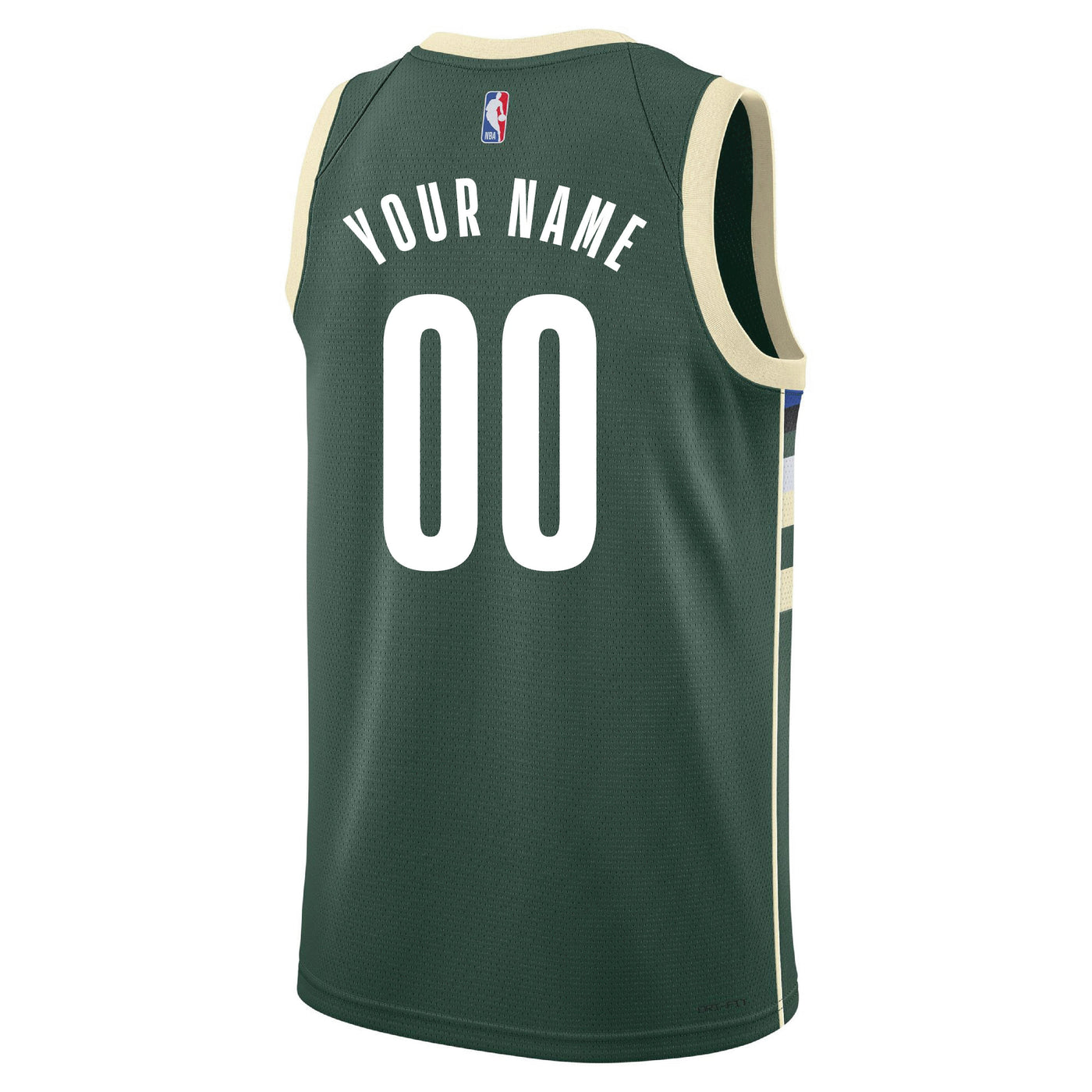 Milwaukee Bucks Swingman Icon Edition Custom Jersey 22