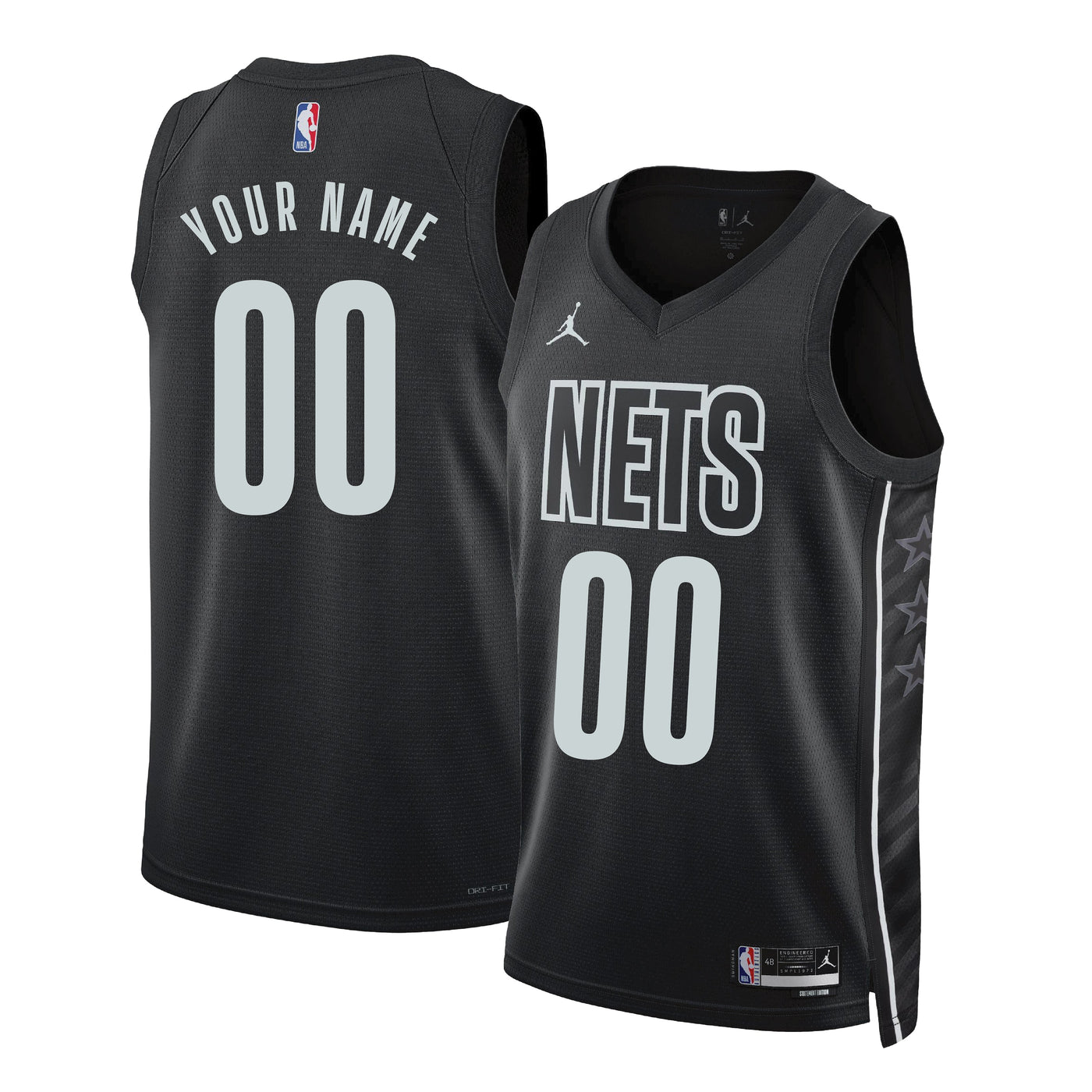 Brooklyn Nets Swingman Statement Edition Custom Jersey B22