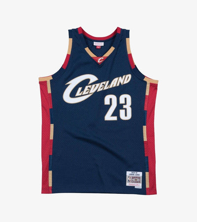 Mens Cleveland Cavs Lebron James 08 Alt SWGMN Replica Jersey