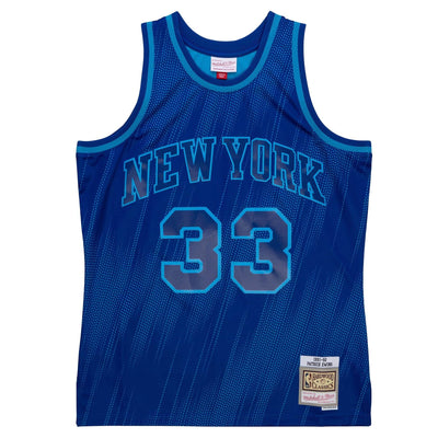 NBA Monochromeswingman Jersey New York Knicks 1991 Patrick Ewing