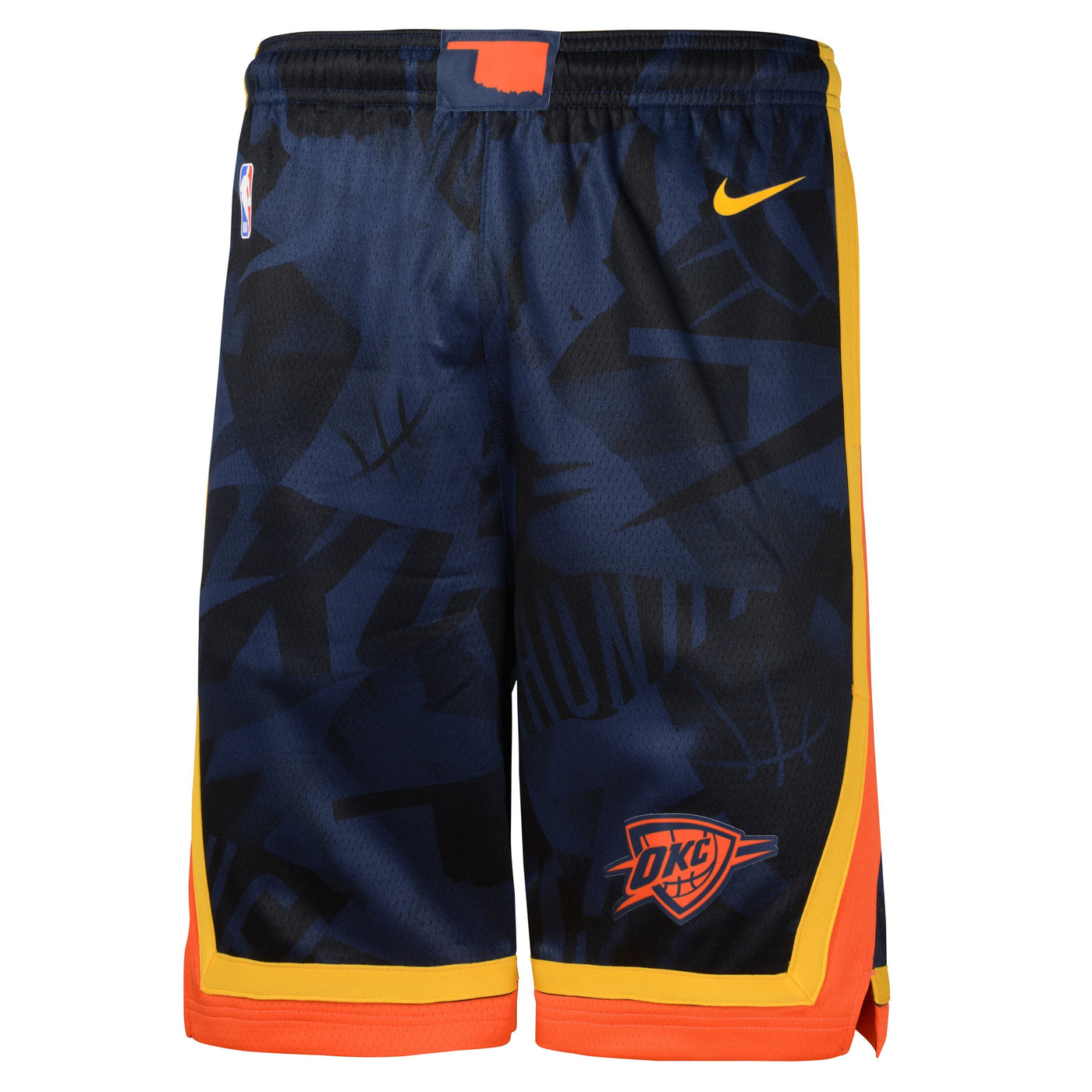 Boys Oklahoma City Thunder City Edition Swingman Replica Shorts