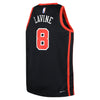 Boys Chicago Bulls Zach Lavine City Edition Swingman Replica Jersey