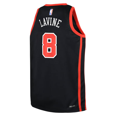 Boys Chicago Bulls Zach Lavine City Edition Swingman Replica Jersey