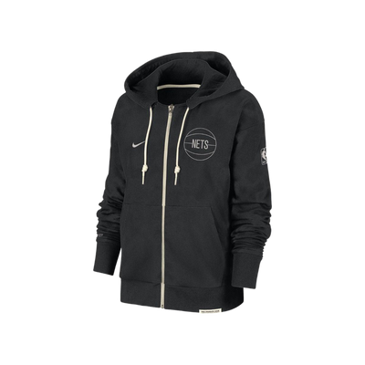 Mens Brooklyn Nets Standard Issue Zip Up Hoodie