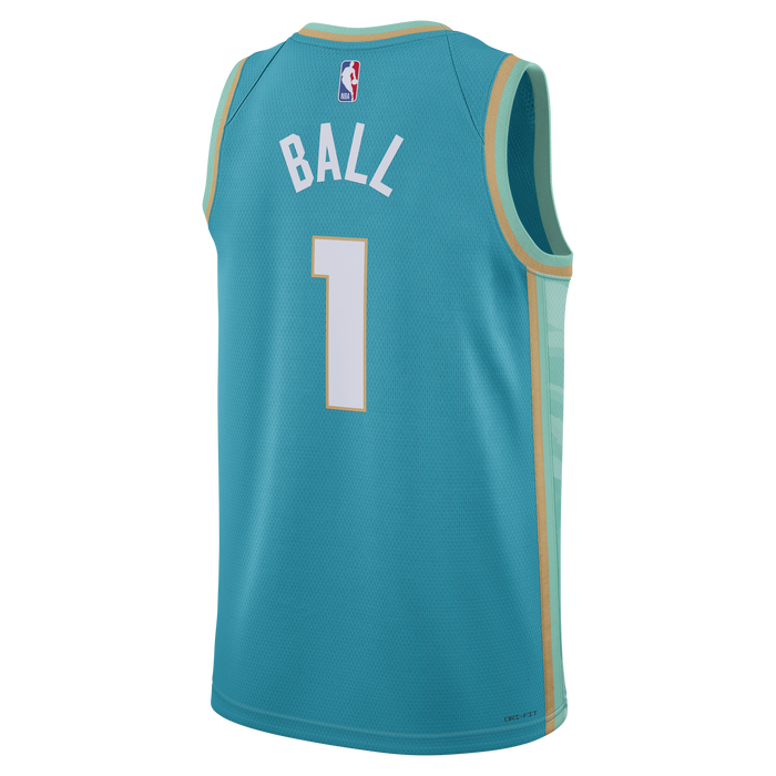 Mens Charlotte Hornets Lamelo Ball Swingman City Edition Replica Jersey