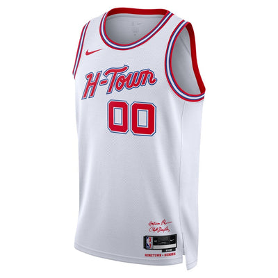 Mens Houston Rockets Blank Swingman City Edition Replica Jersey