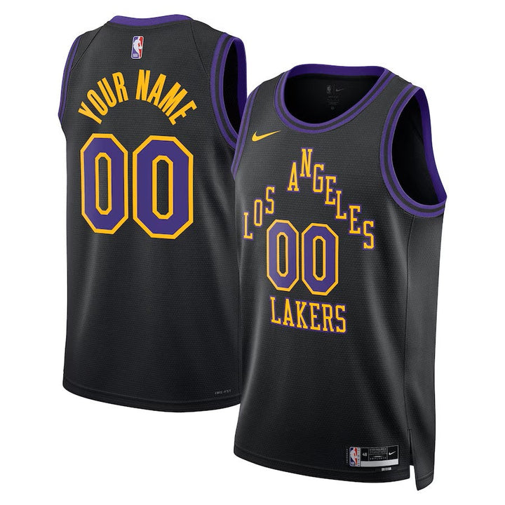 Boys Los Angeles Lakers City Edition Swingman Replica Custom Jersey NBA Store Middle East Qatar