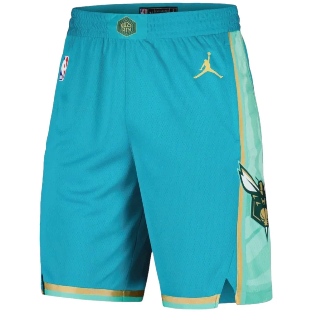 Mens Charlotte Hornets Swingman City Edition Replica Shorts