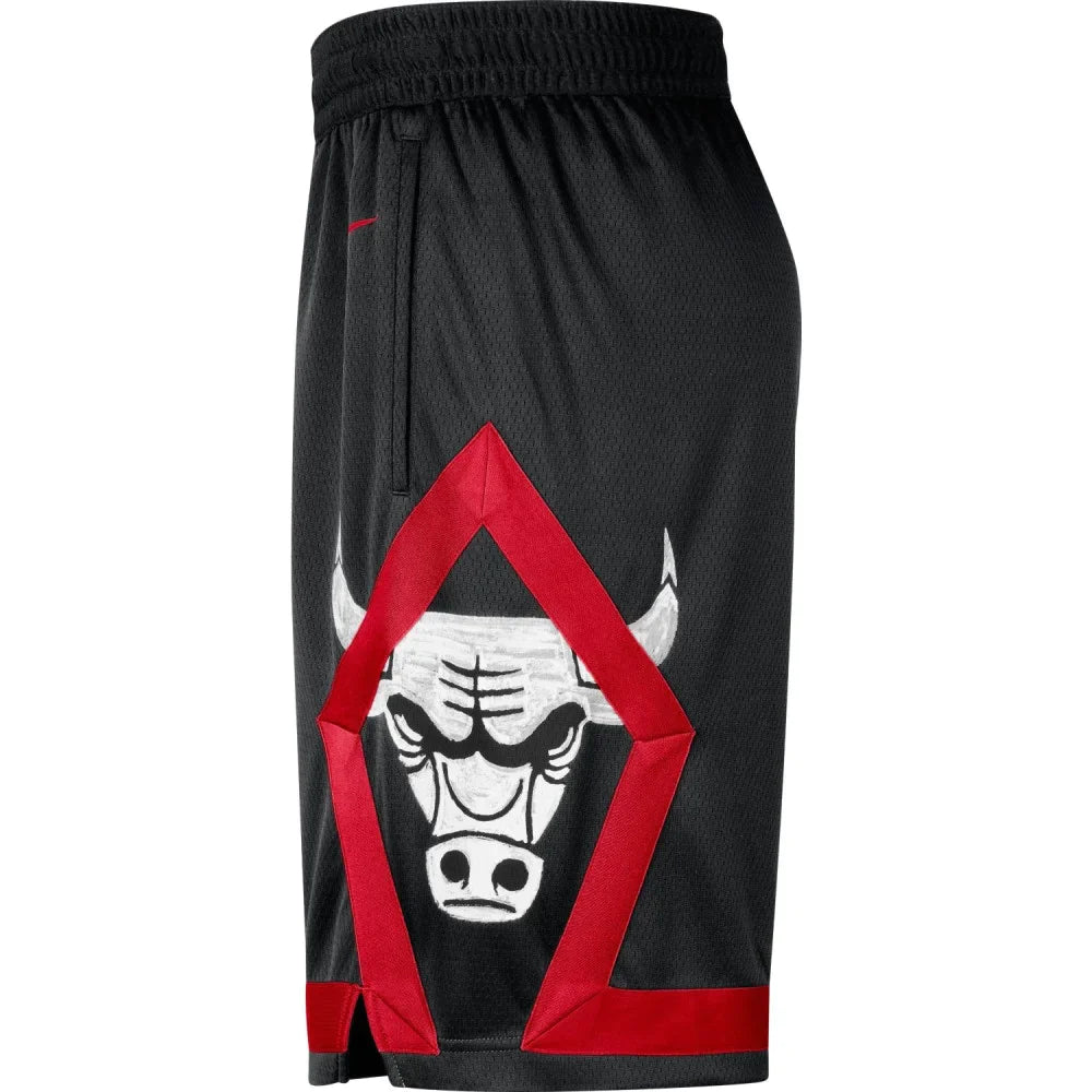 Mens Chicago Bulls Swingman City Edition Replica Shorts