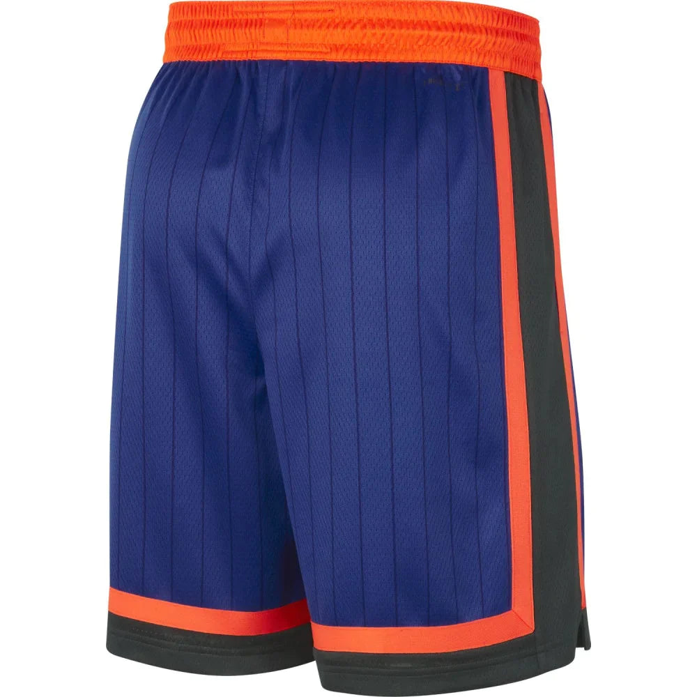 Mens New York Knicks Swingman City Edition Replica Shorts NBA Store Middle East Qatar