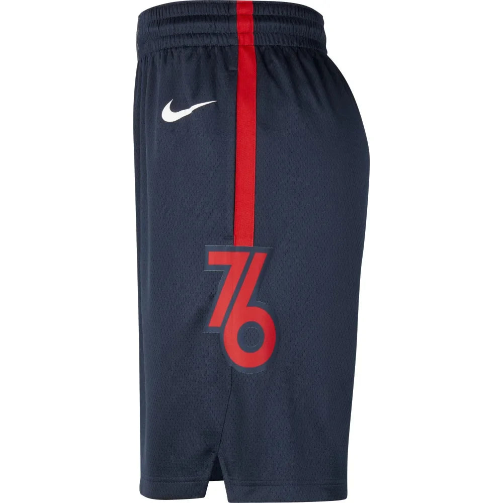 Mens Philadelphia 76ers Swingman City Edition Replica Shorts