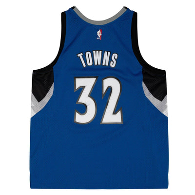 Mens Minnesota Timberwolves KA Towns Road Replica Jersey